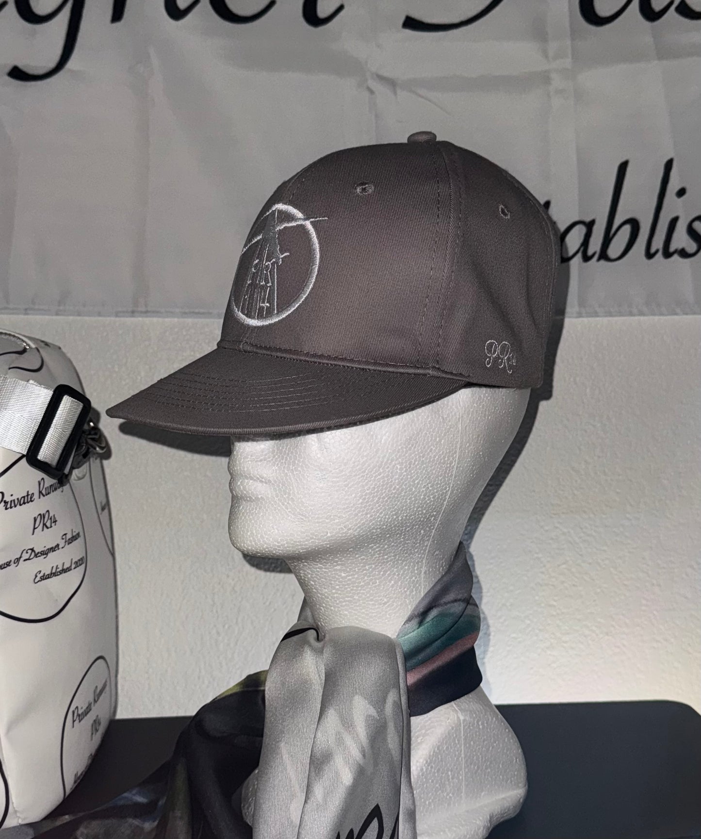 Private Runways Signature Logo SnapBack – Dark Gray