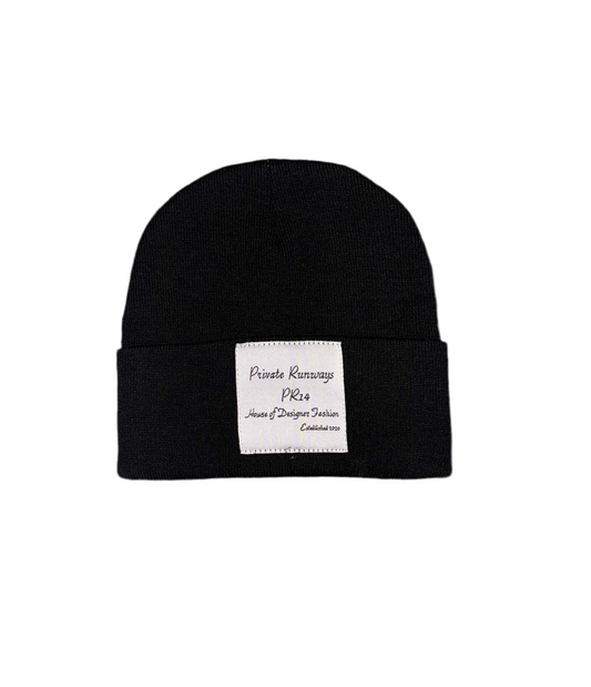 PR14 Signature Label Beanie – Jet Black