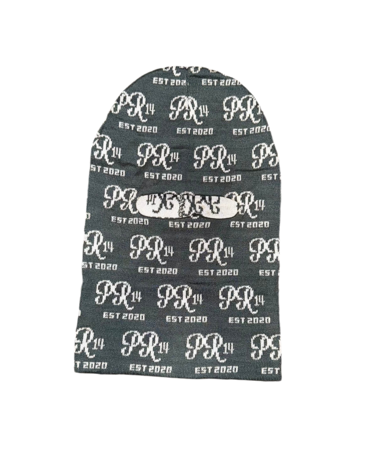 PR14 Monogram Balaclava – “Charcoal Gray” Edition
