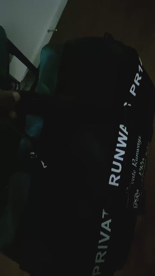 Private Runways Exclusive  PR14 Monogram Duffel Bag